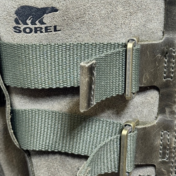 Sorel Conquest Carly Leather Harness Waterproof Snow Winter Boots Size 8 EUR 39 - Picture 4 of 10